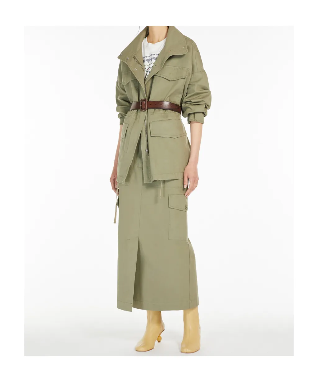 Weekend Max Mara Slit-Detailed Cargo Skirt
