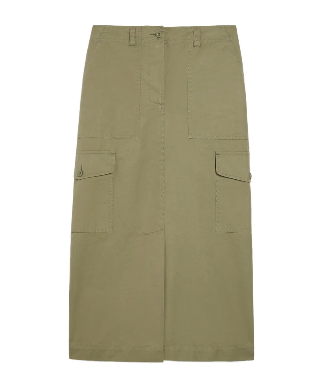 Weekend Max Mara Slit-Detailed Cargo Skirt