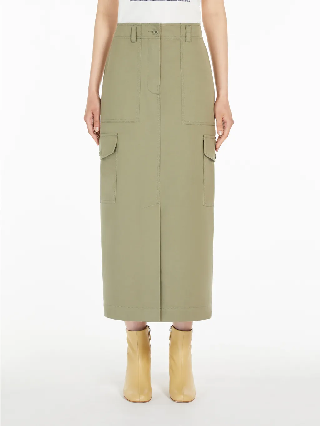 Weekend Max Mara Slit-Detailed Cargo Skirt