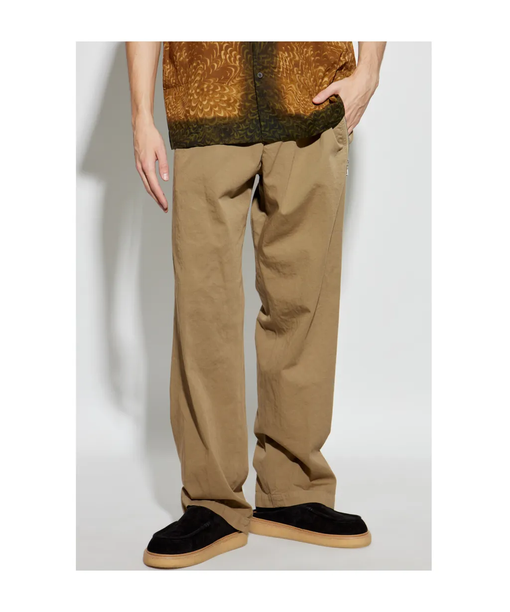 Belt-Loop Casual Pants