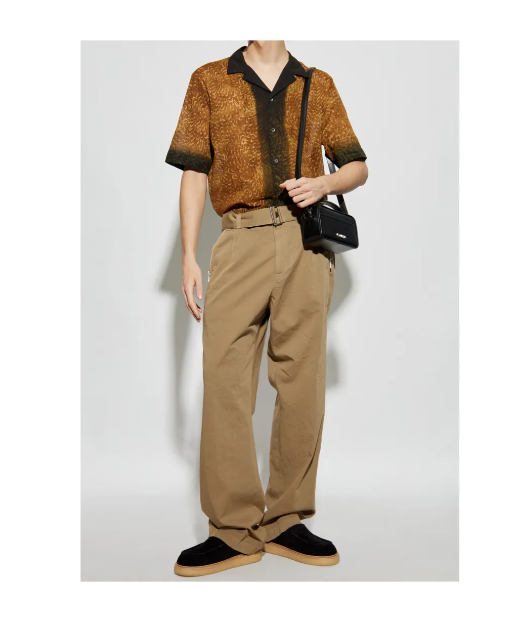 Belt-Loop Casual Pants