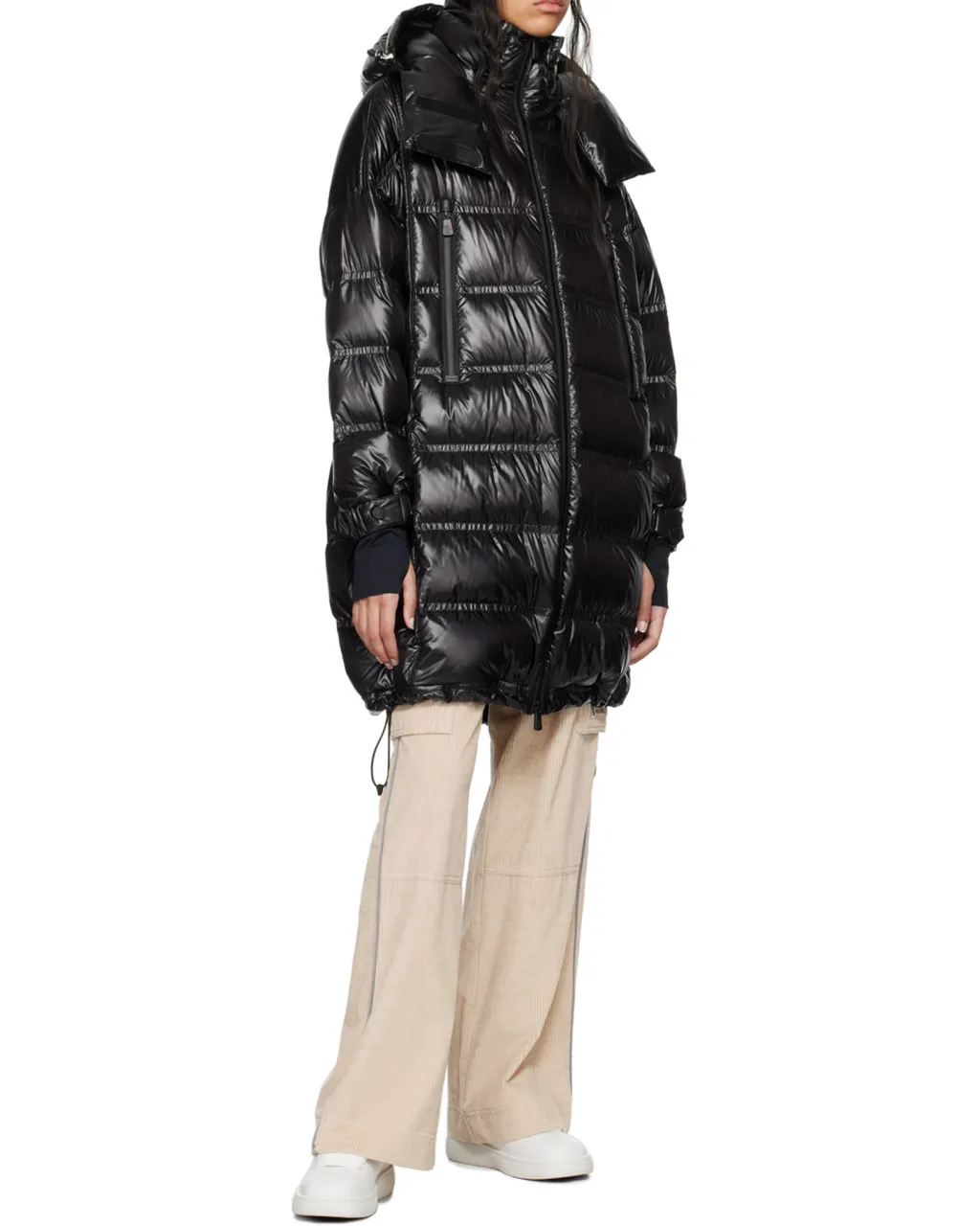 Rochelairs Hooded Long Down Jacket
