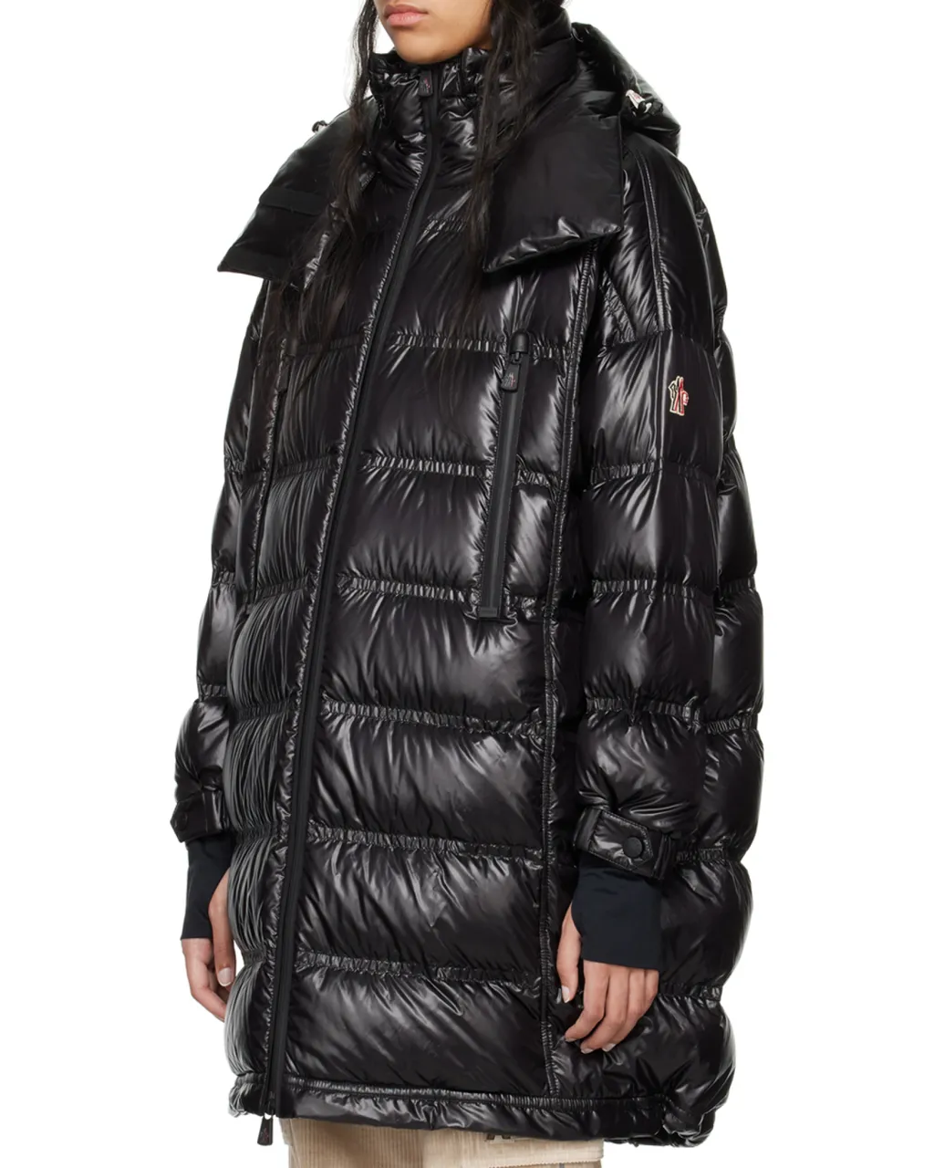 Rochelairs Hooded Long Down Jacket