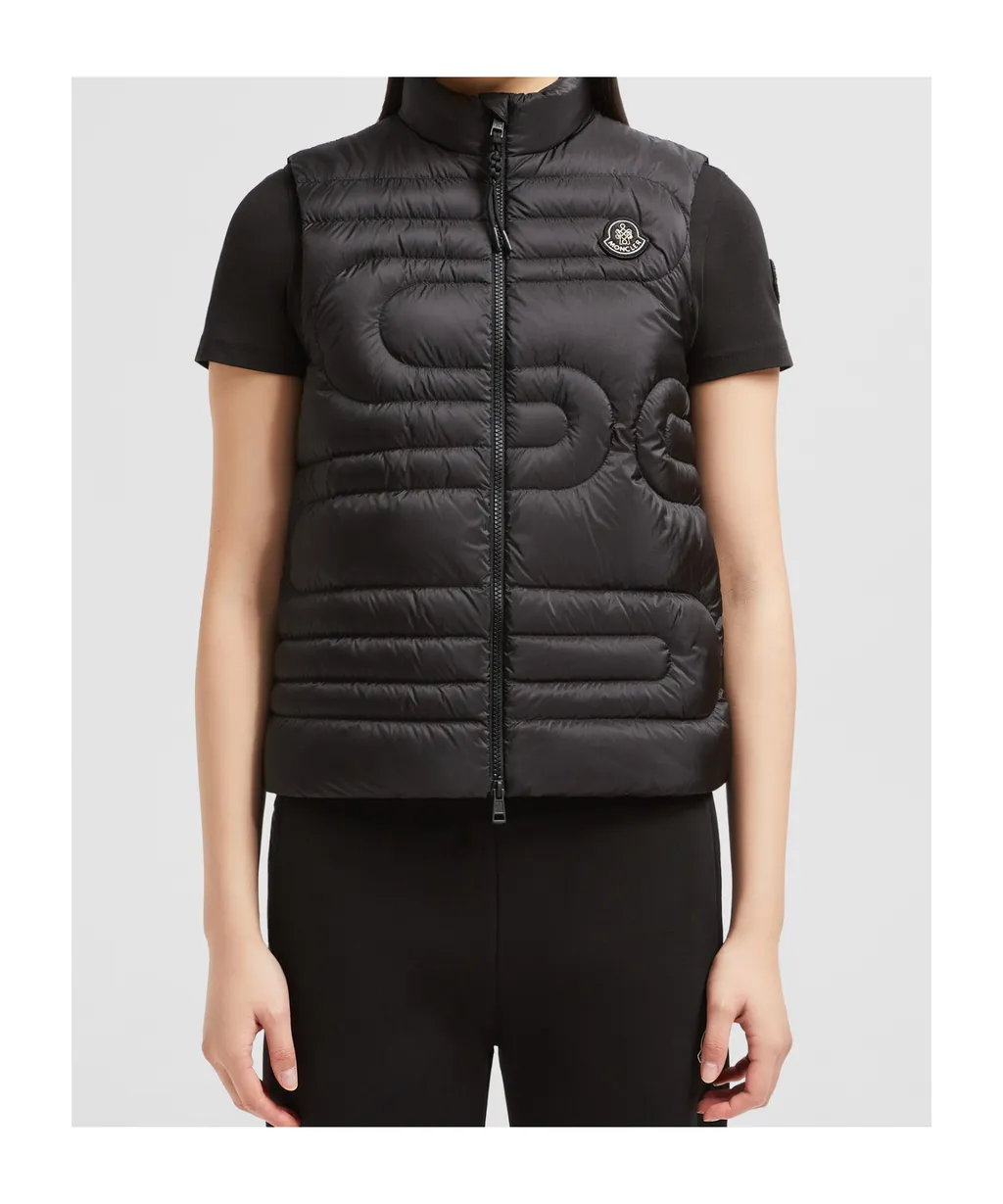 Moncler Xihu Logo Patch Down Vest