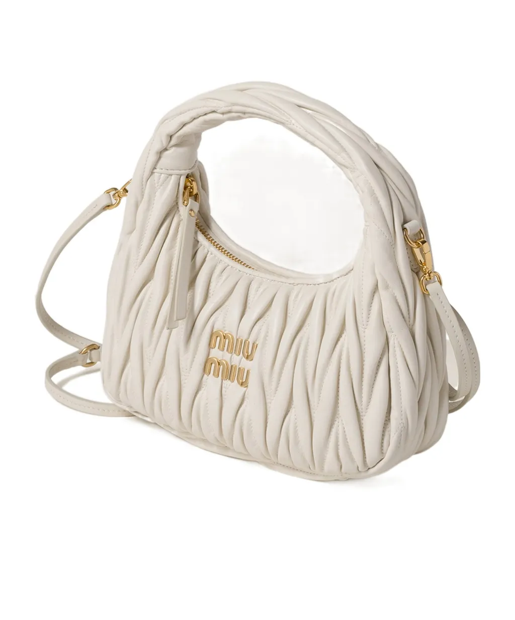 Miu Miu Matelassé Zipped Handbag