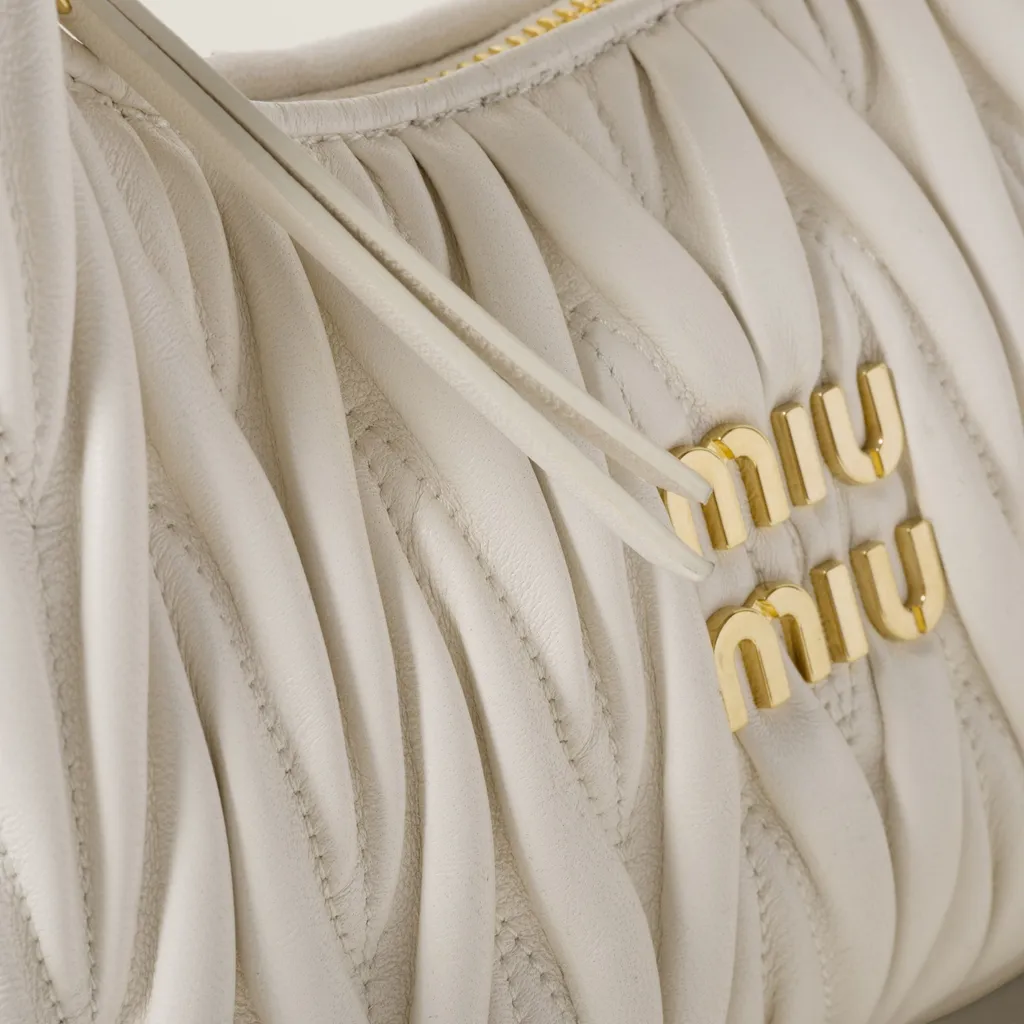 Miu Miu Matelassé Zipped Handbag