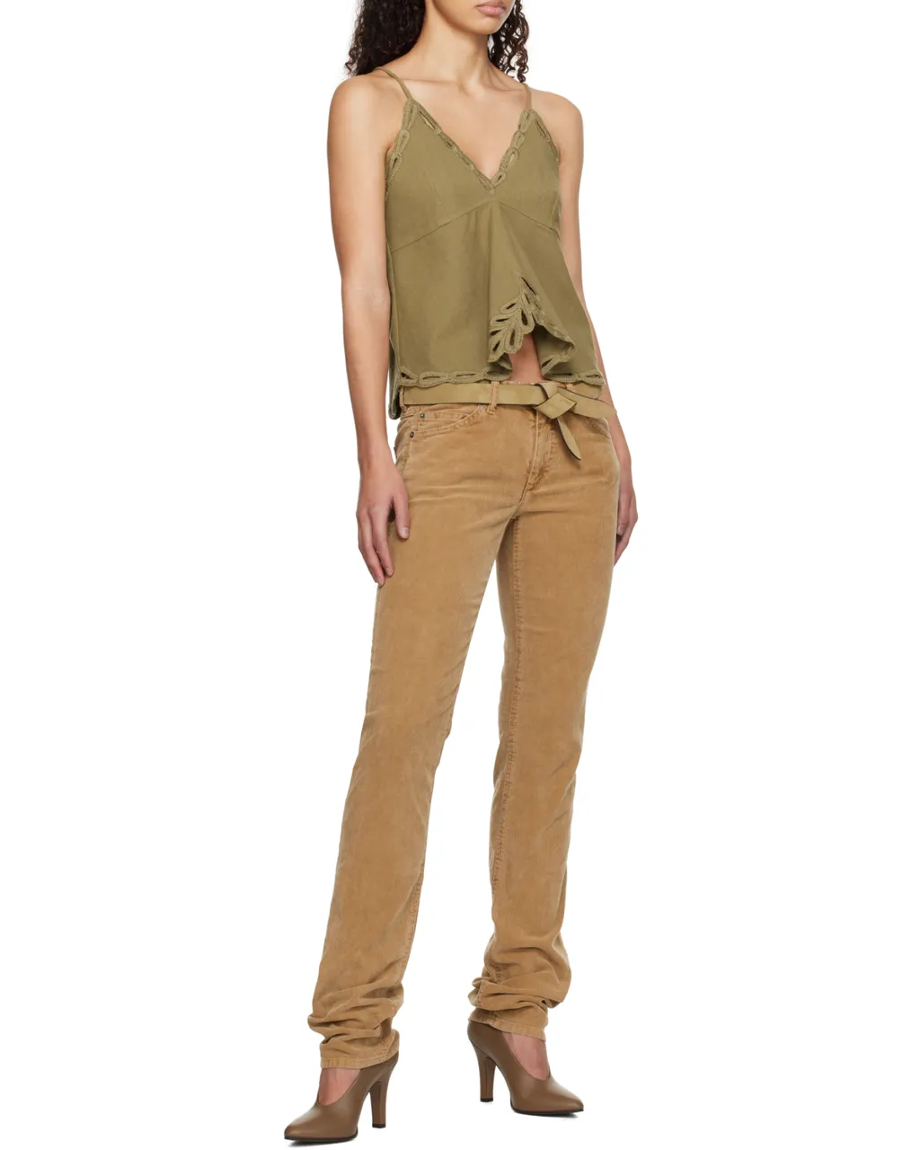 Straight-Leg Casual Pants