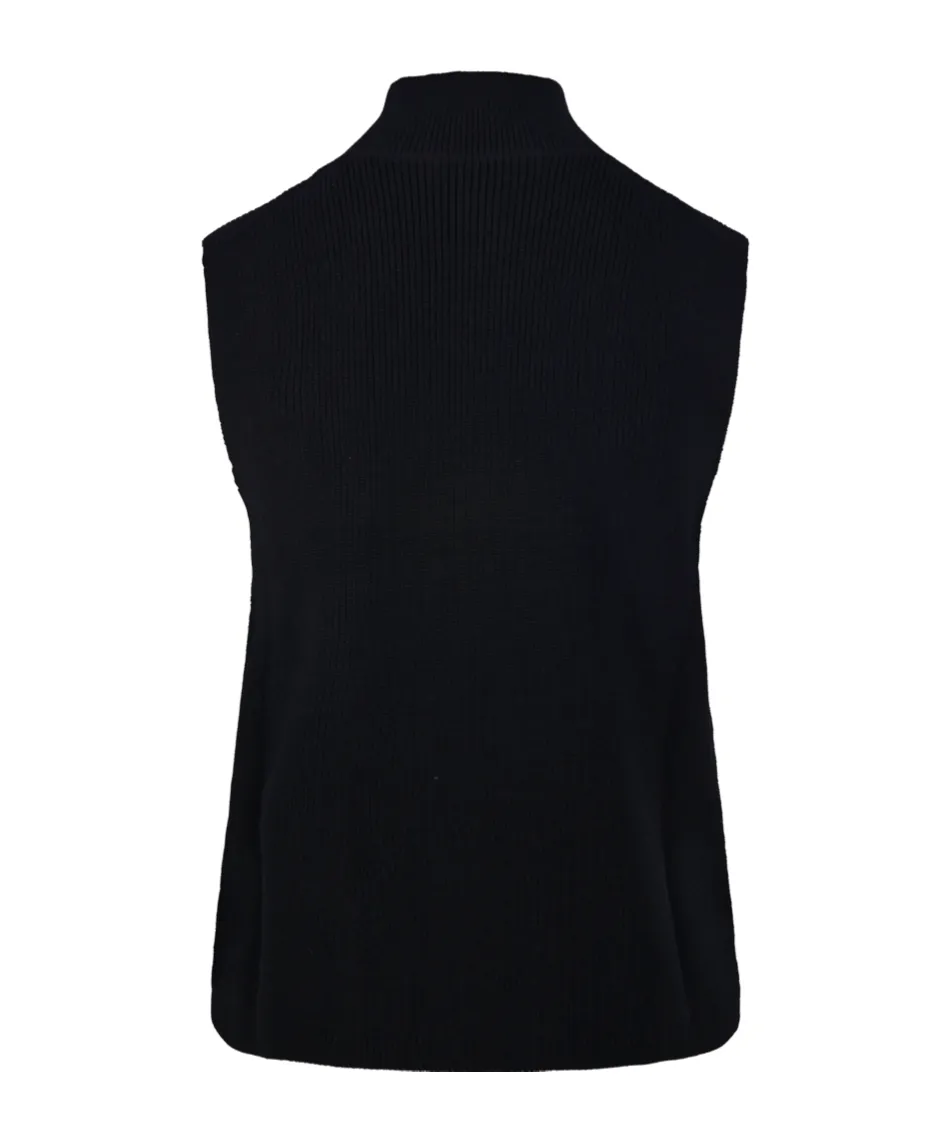 Sleeveless Knitted Vest