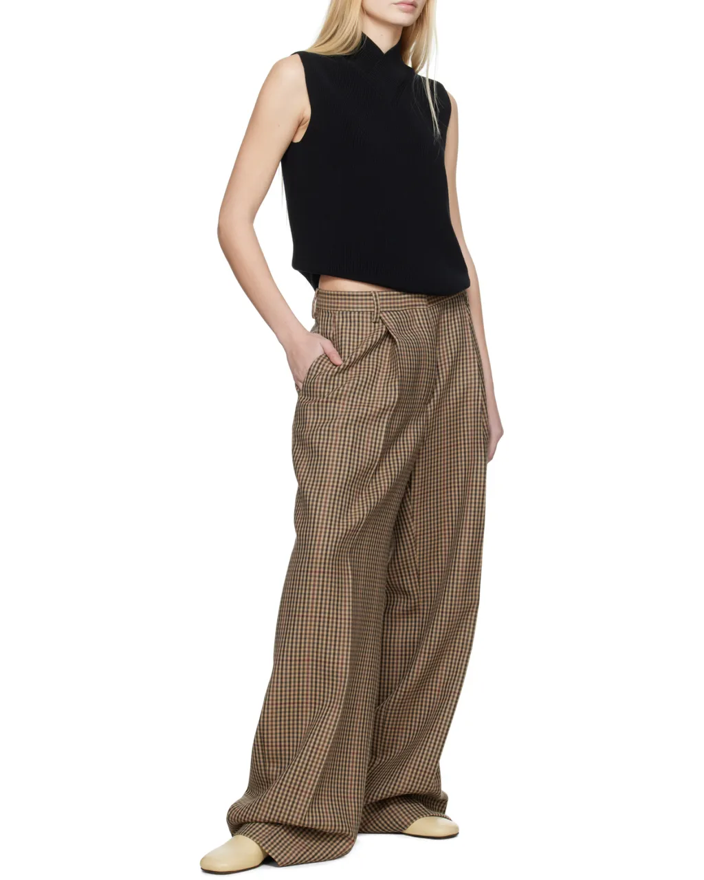 Sleeveless Knitted Vest
