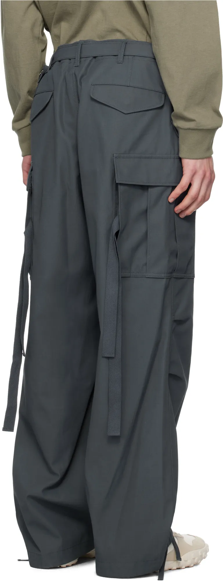 Sacai Belted Cargo Trousers