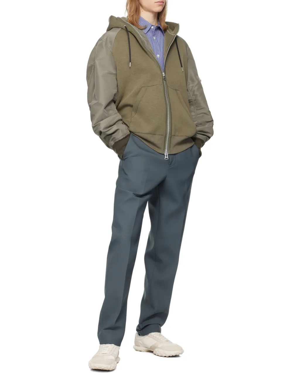 Panelled Hoodie