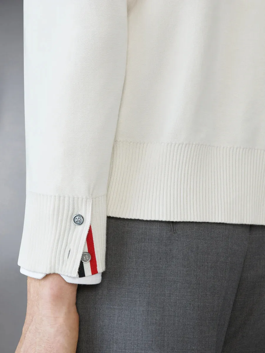 Thom Browne V-Neck Knitted Cardigan