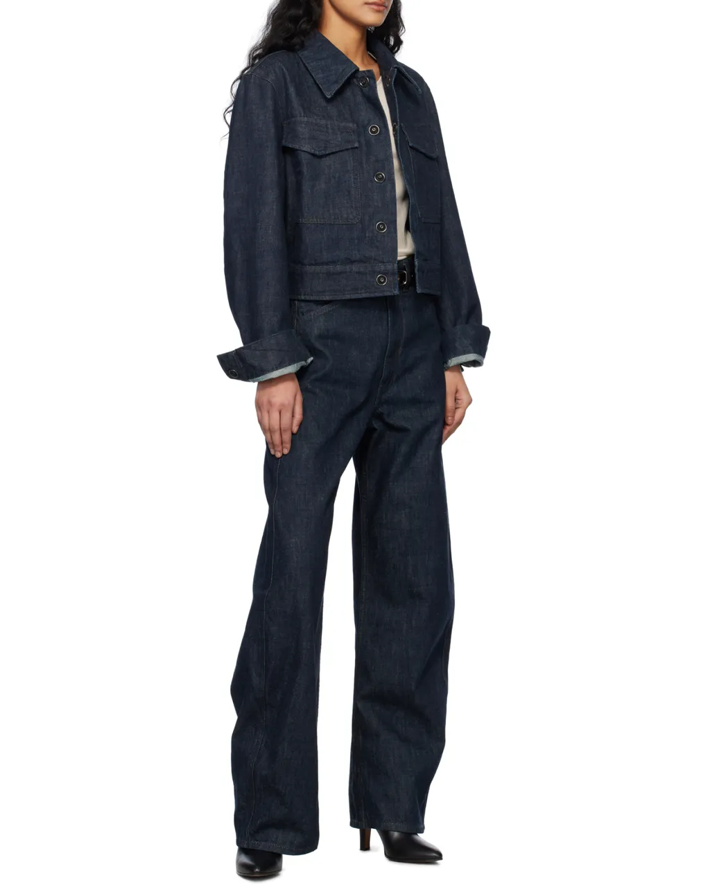 Lemaire Long Sleeved Cropped Jacket