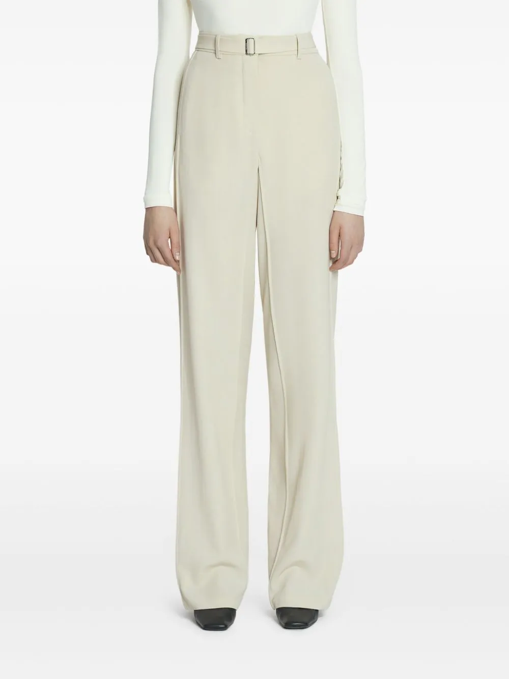 Belt-Loop Casual Pants