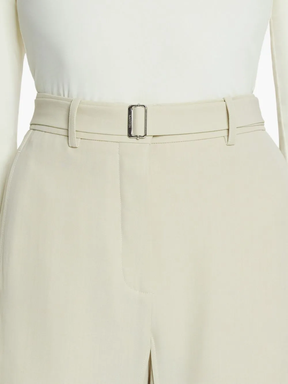 Belt-Loop Casual Pants