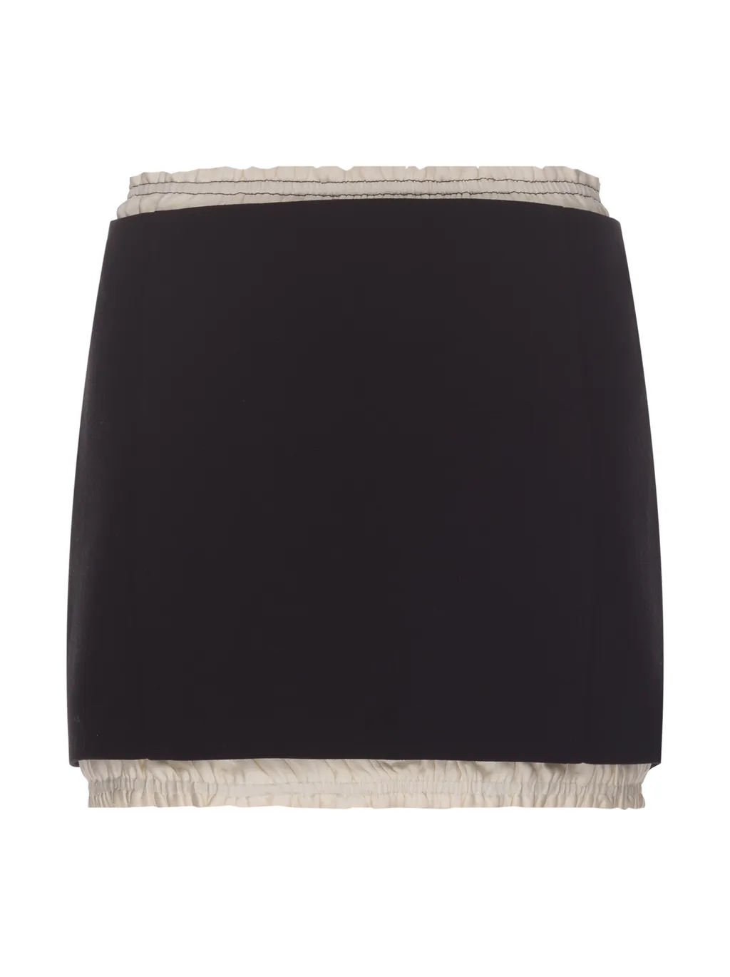 Victoria Beckham Ruched Detail Mini Skirt