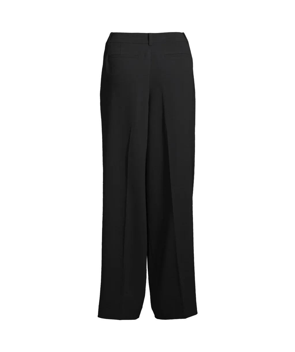 Pleated Wide-Leg Pants
