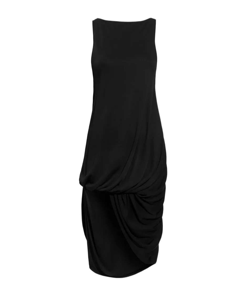 Jacquemus Draped Boat-Neck Dress