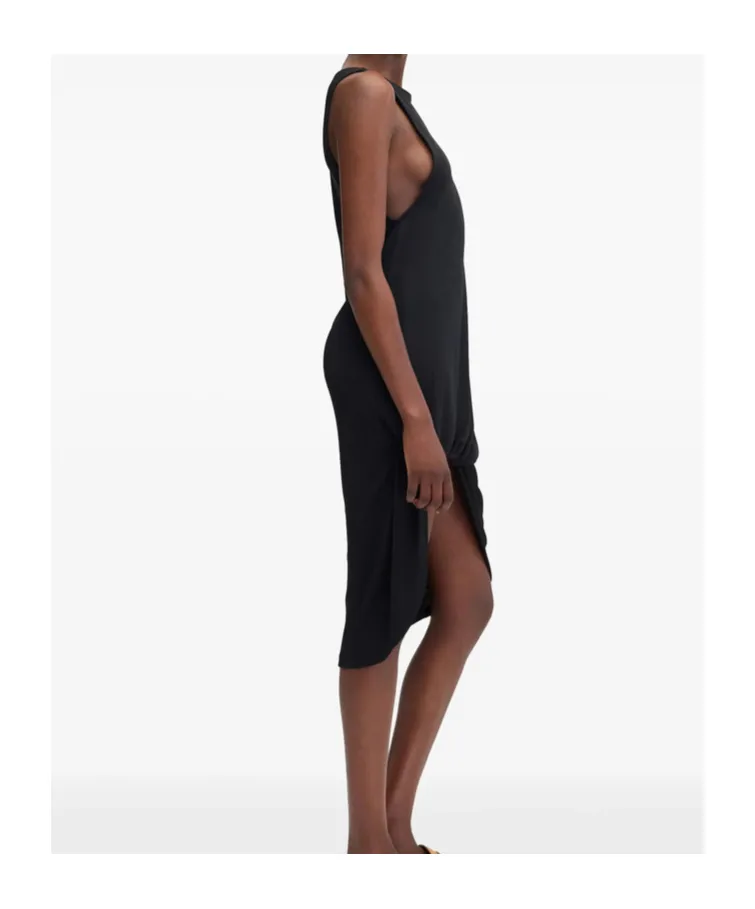 Jacquemus Draped Boat-Neck Dress