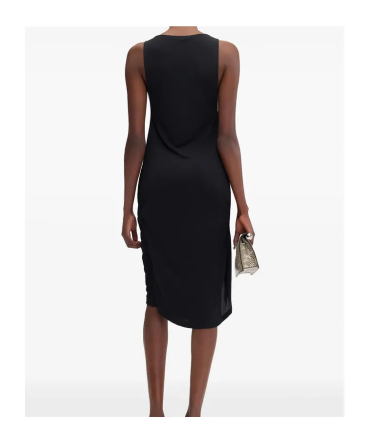 Jacquemus Draped Boat-Neck Dress