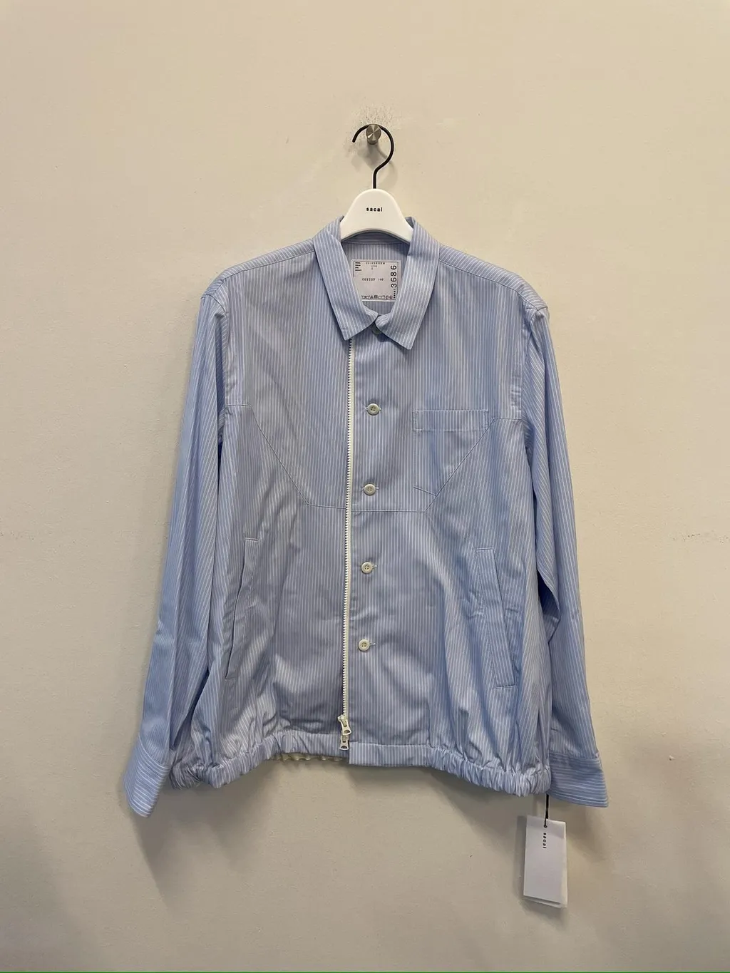 Striped Poplin Jacket