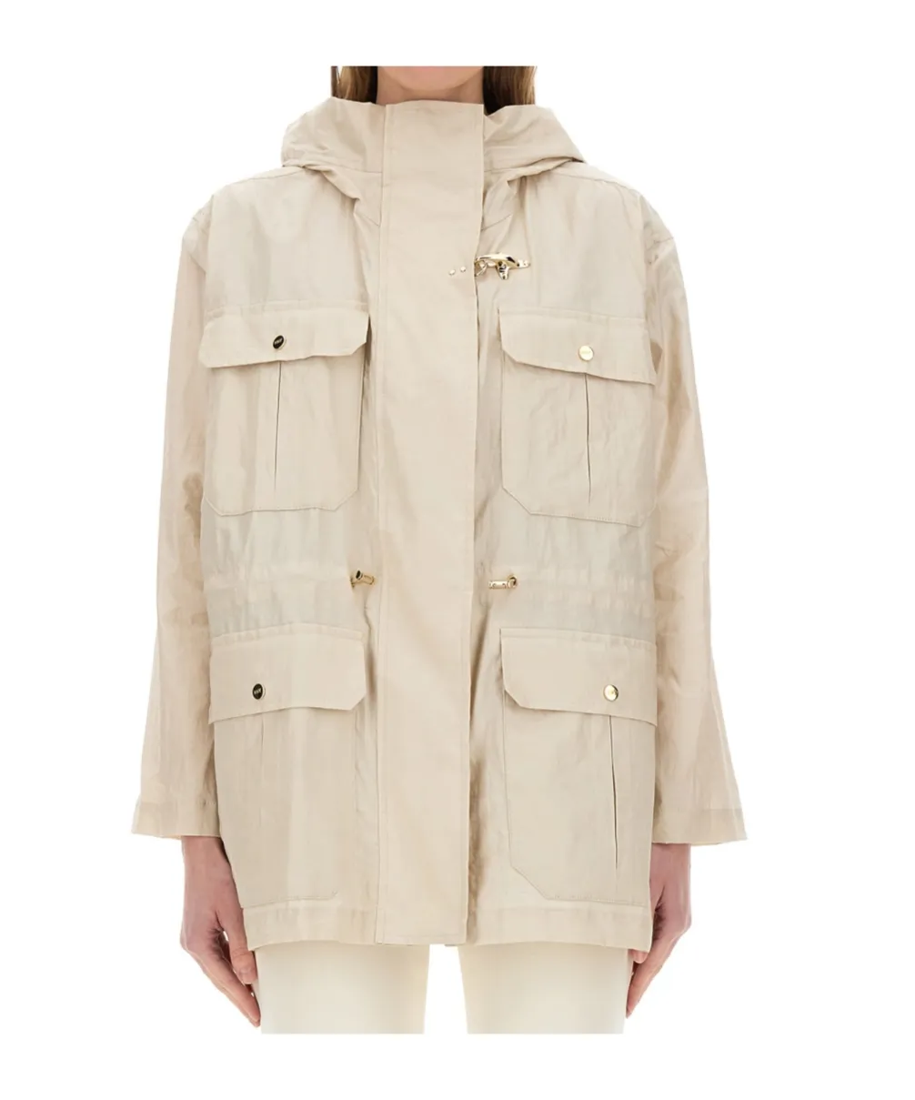Fay Canvas Parka Jacket