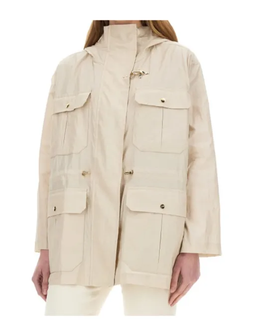 Fay Canvas Parka Jacket