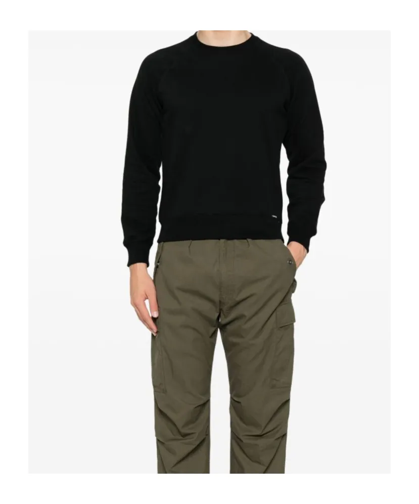 Tom Ford Logo-Patch Crewneck Sweatshirt