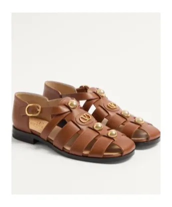 Valentino	Vlogo Signature Embellished Fisherman Sandals