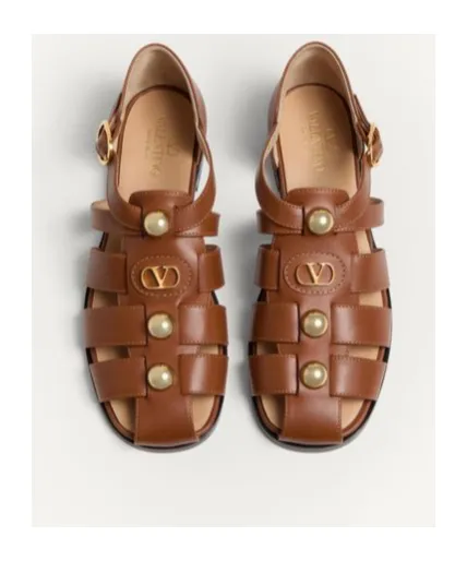 Valentino	Vlogo Signature Embellished Fisherman Sandals