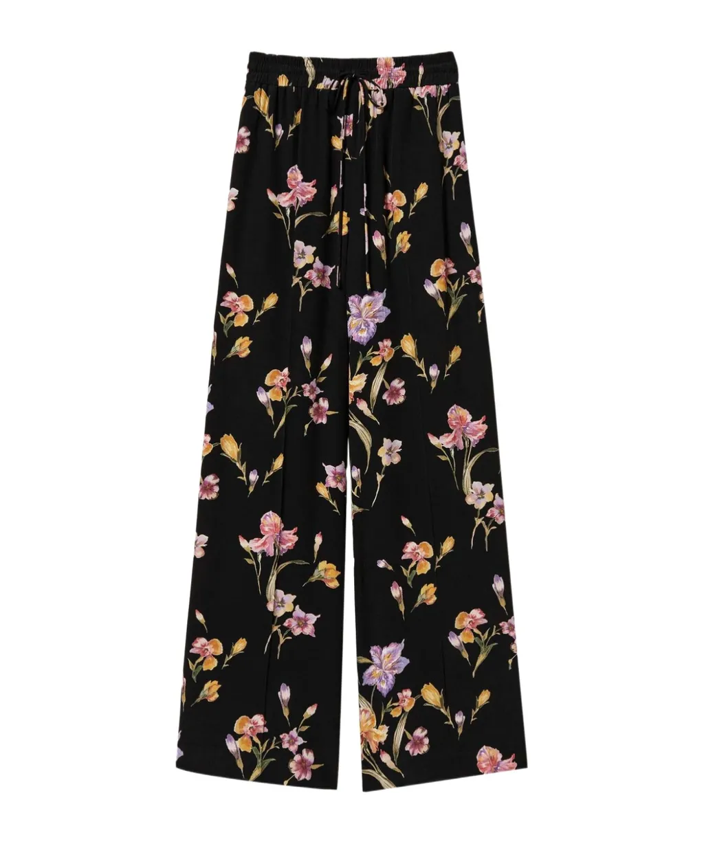 Twinset Allover Floral Print Trousers