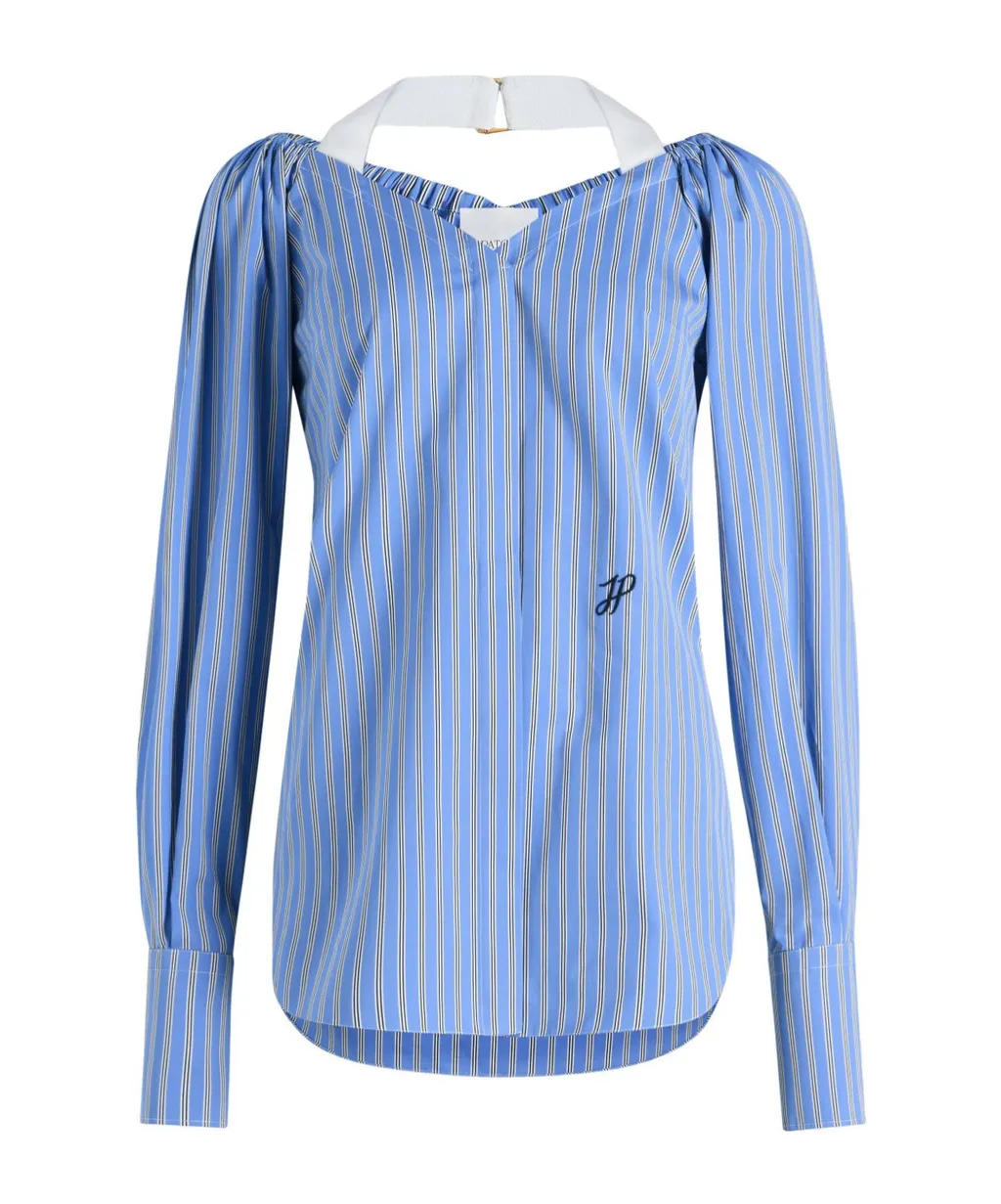 Patou Off-Shoulder Wrap Top