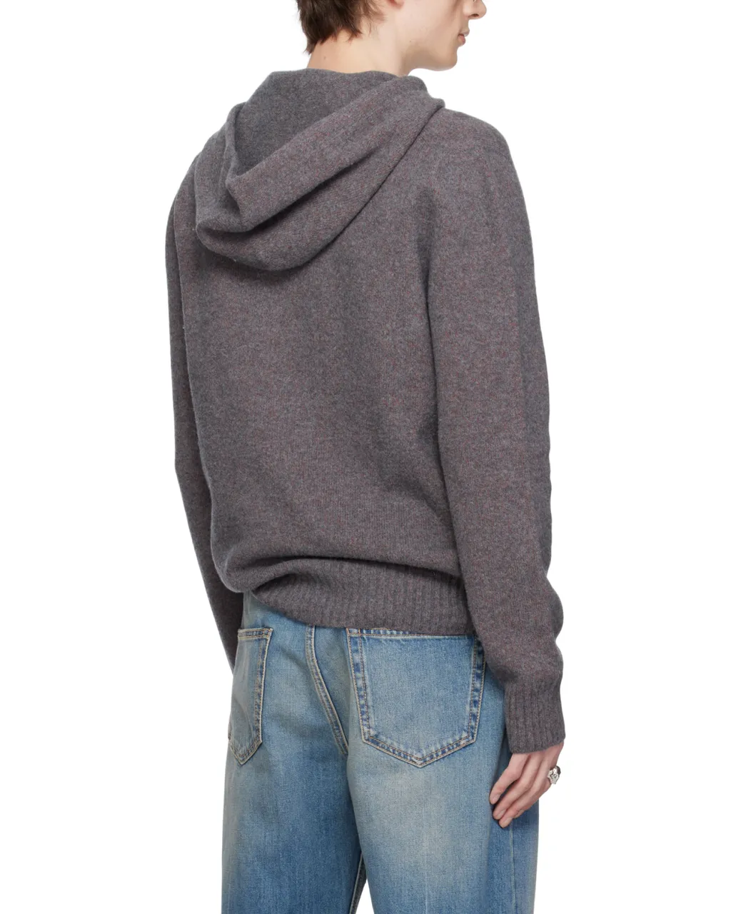 Skull-Embroidered Hoodie