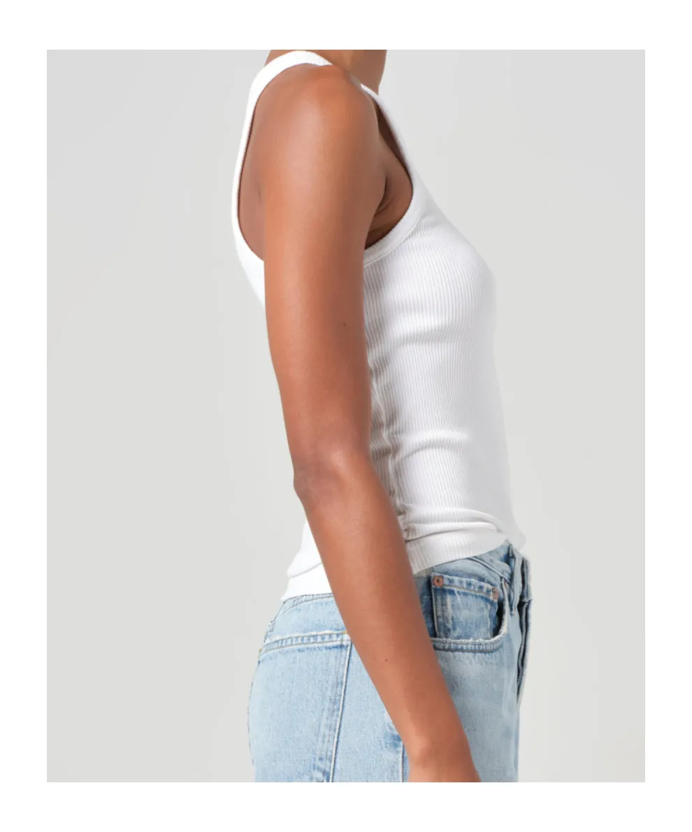 Agolde Rayne Crewneck Tank Top
