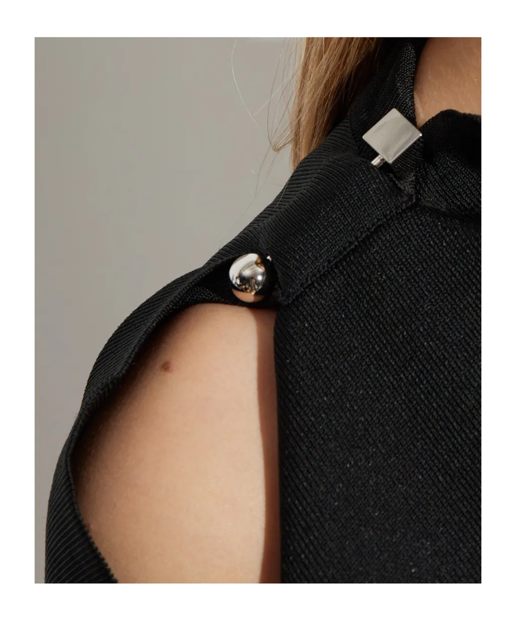 Jacquemus La Mini Robe Trapeze Cowl Neck Mini Dress