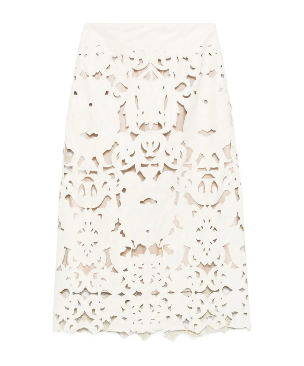 Cut Out Midi Skirt