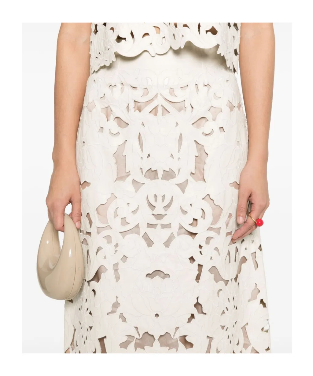 Cut Out Midi Skirt