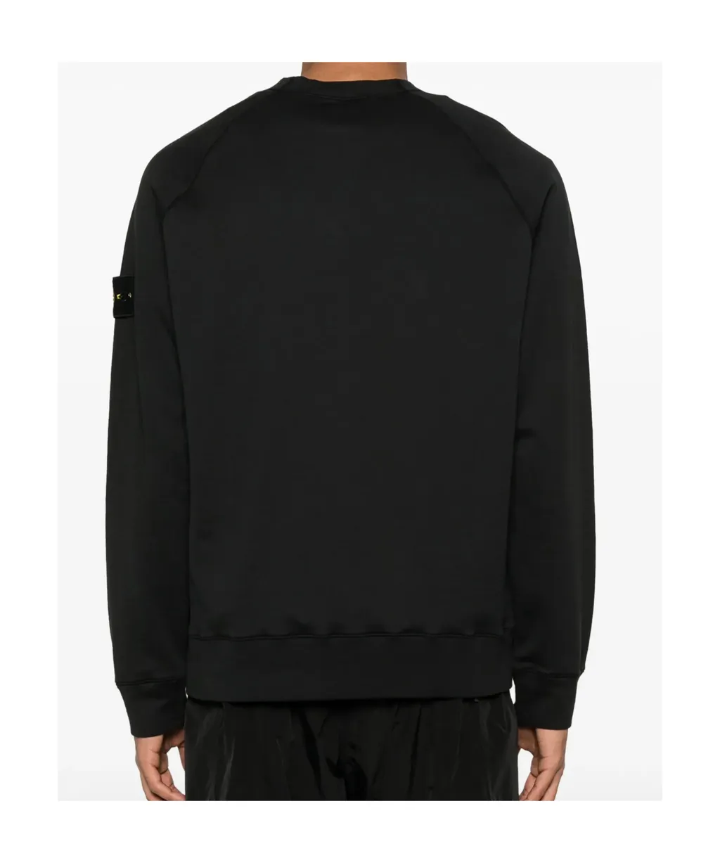 Stone Island Compass Patch Crewneck Sweatshirt