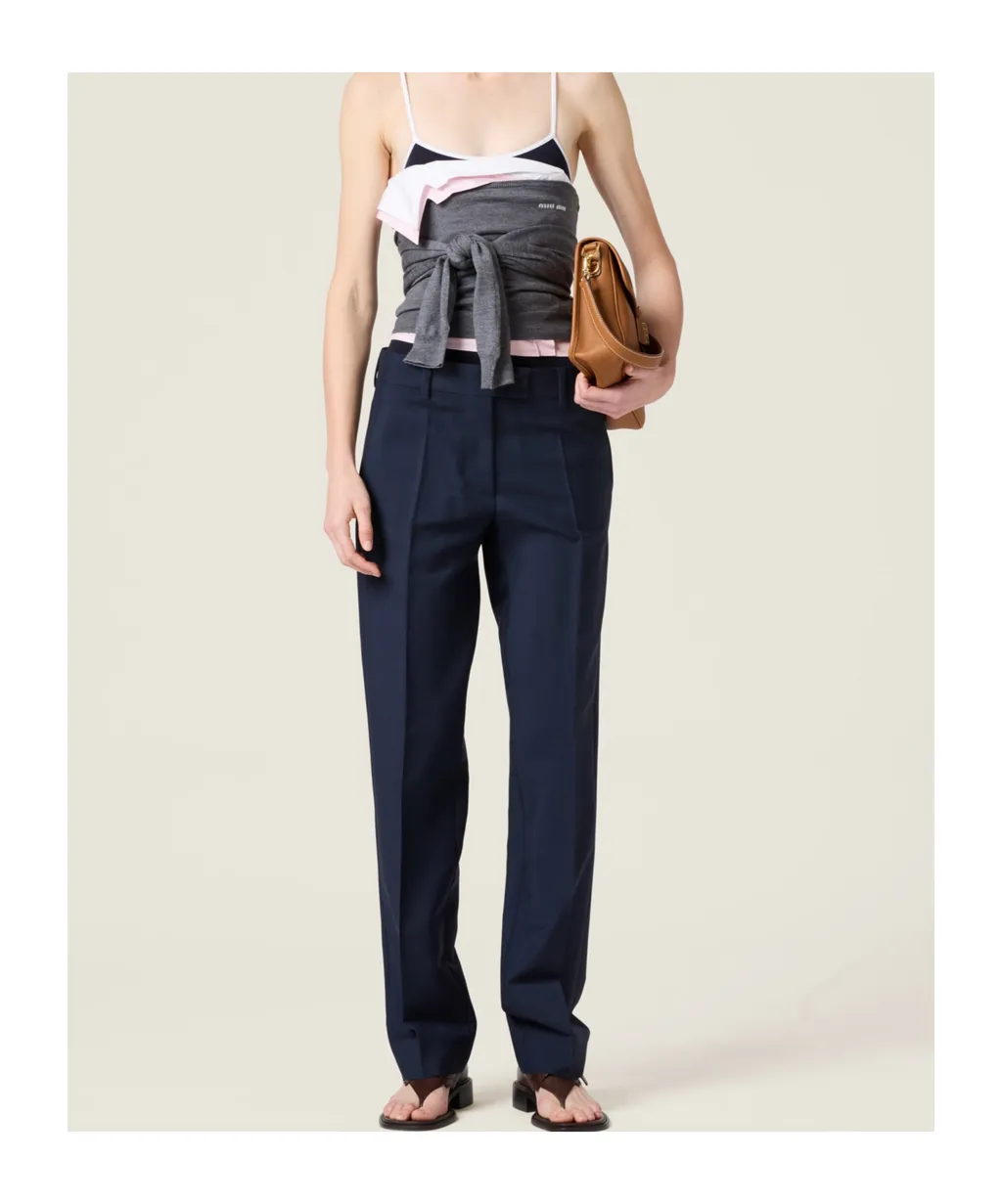 Miu Miu Boat-Neck Knitted Top