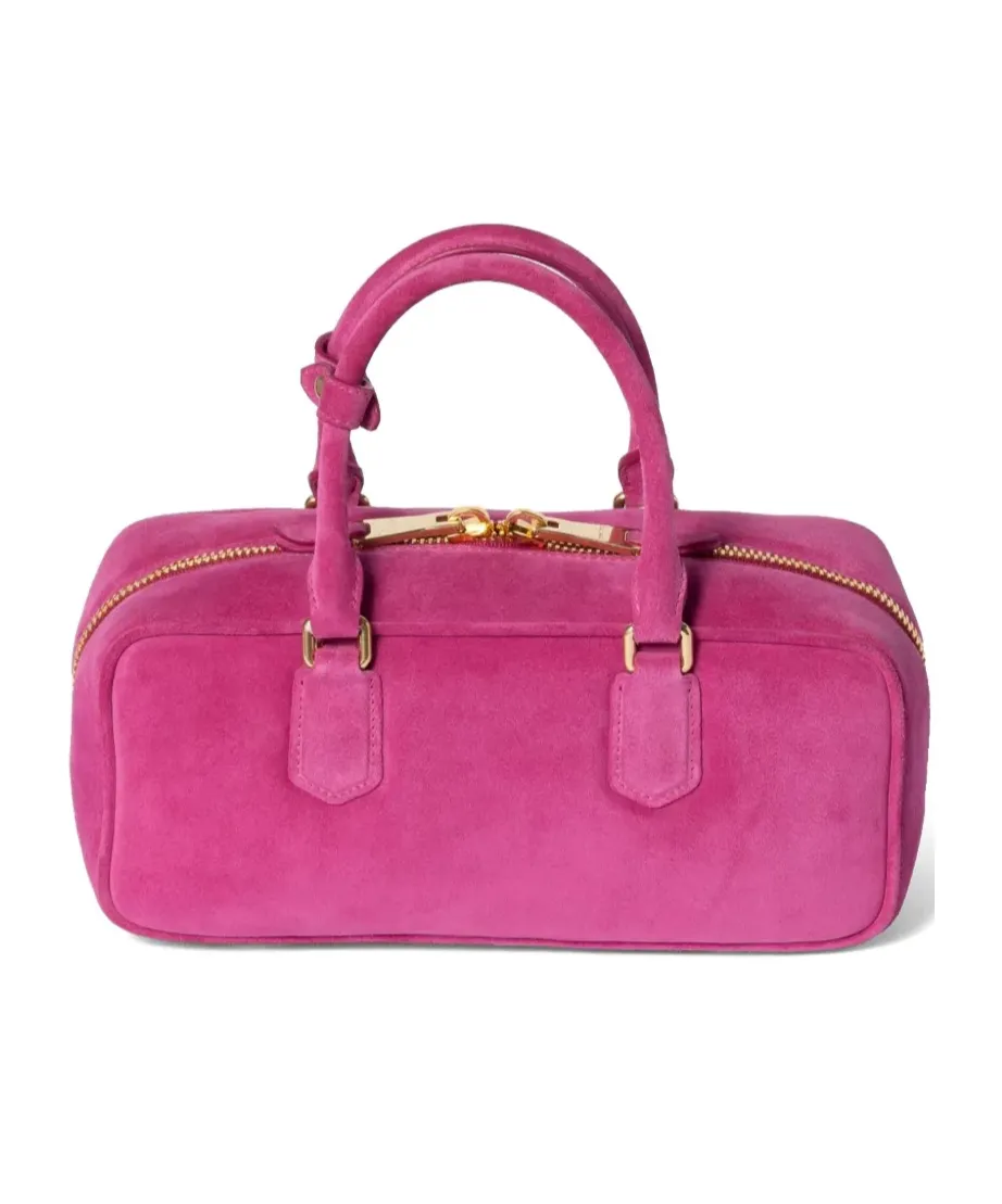 Miu Miu Arcadie Logo Embossed Tote Bag