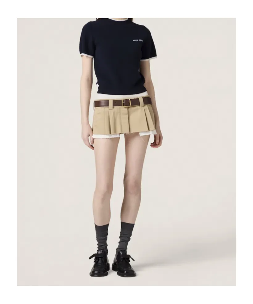 Miu Miu Crewneck Knitted Top