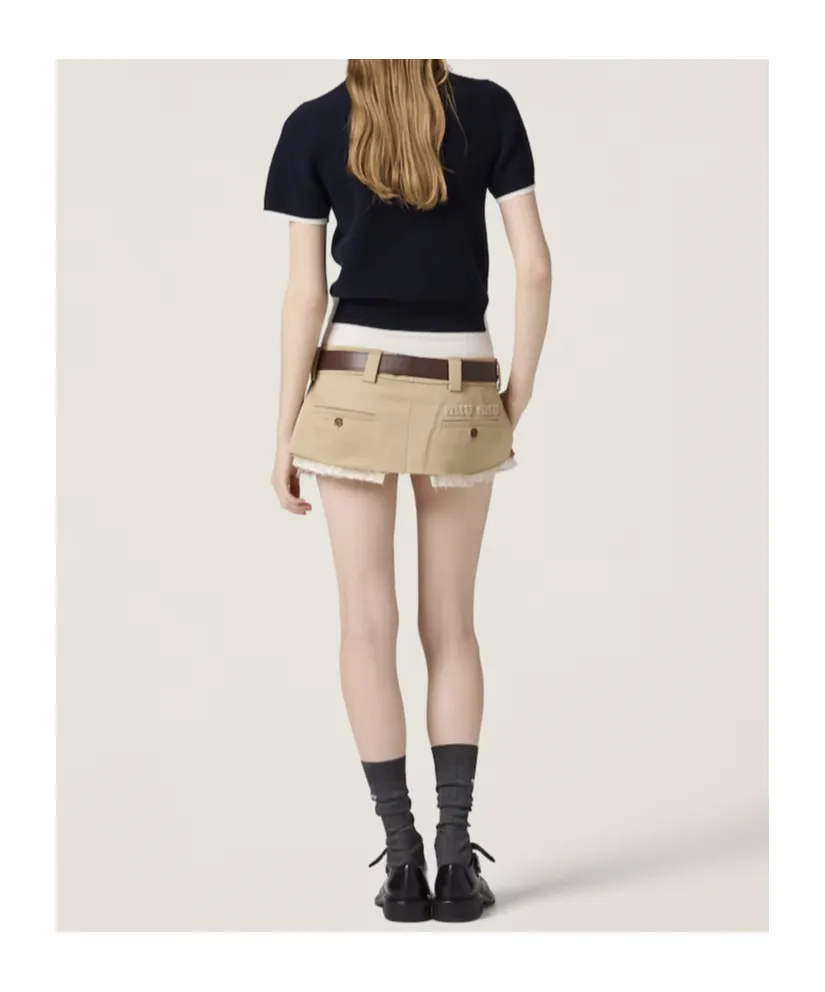 Miu Miu Crewneck Knitted Top