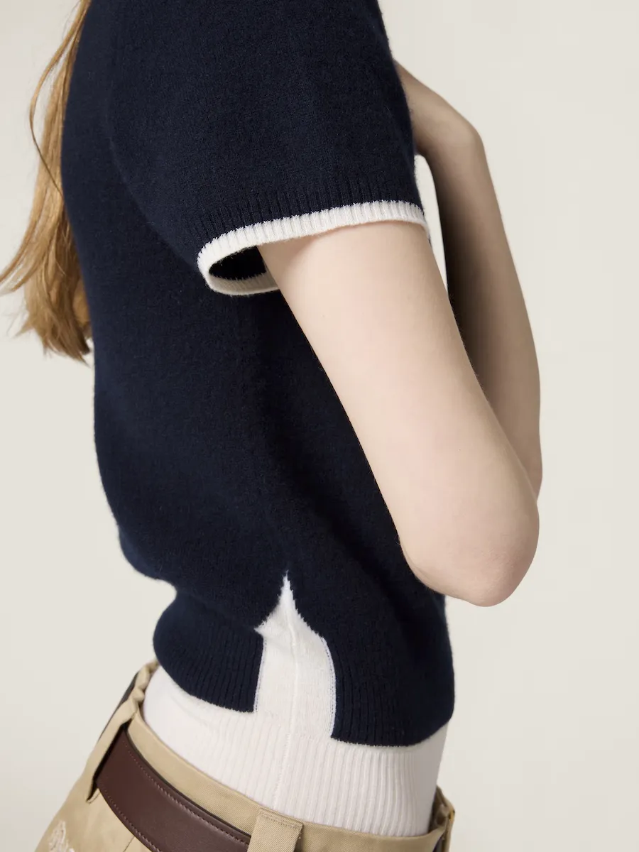 Miu Miu Crewneck Knitted Top