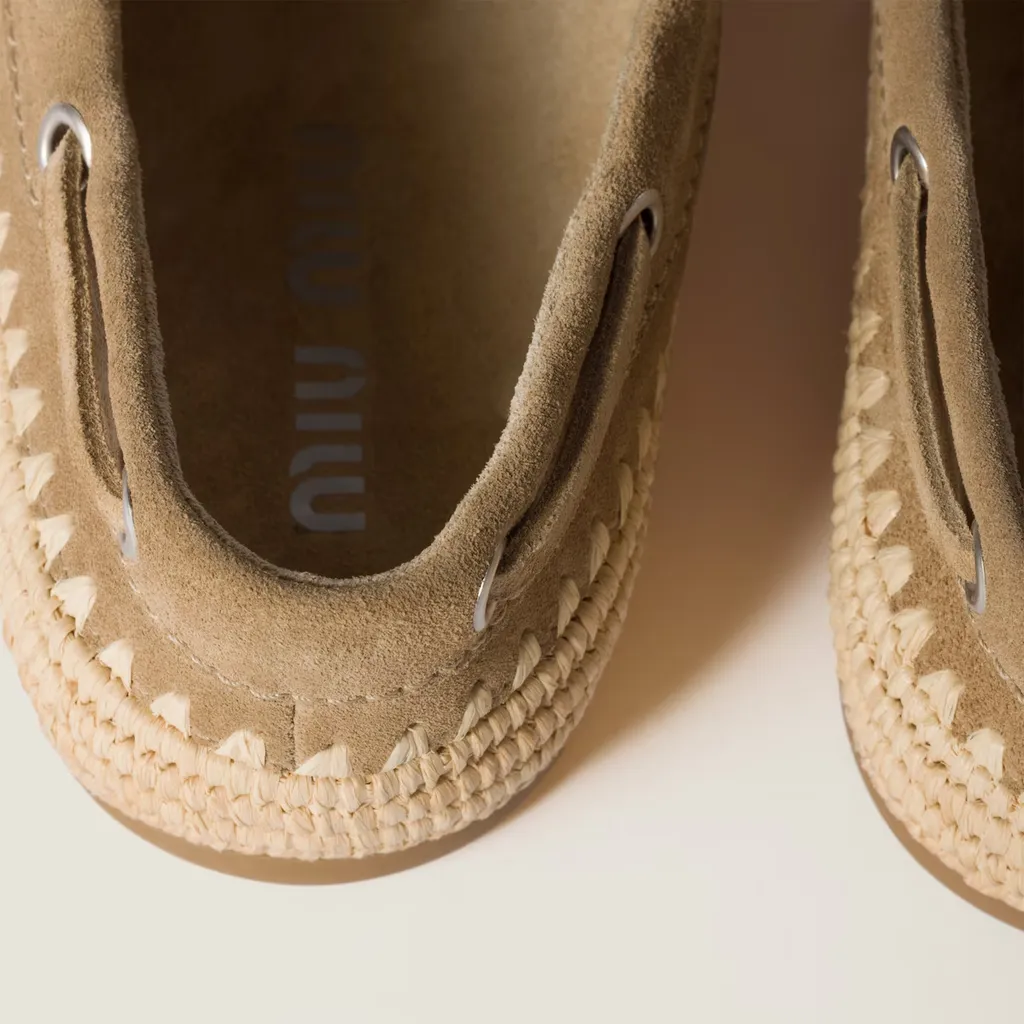 Miu Miu Lace-Up Boat Shoes