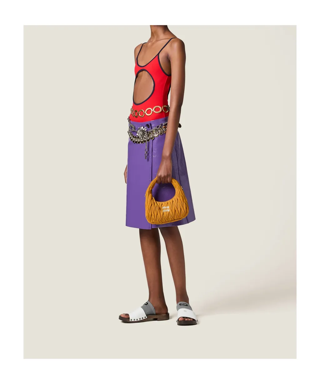 Wander Matelassé Suede Bag