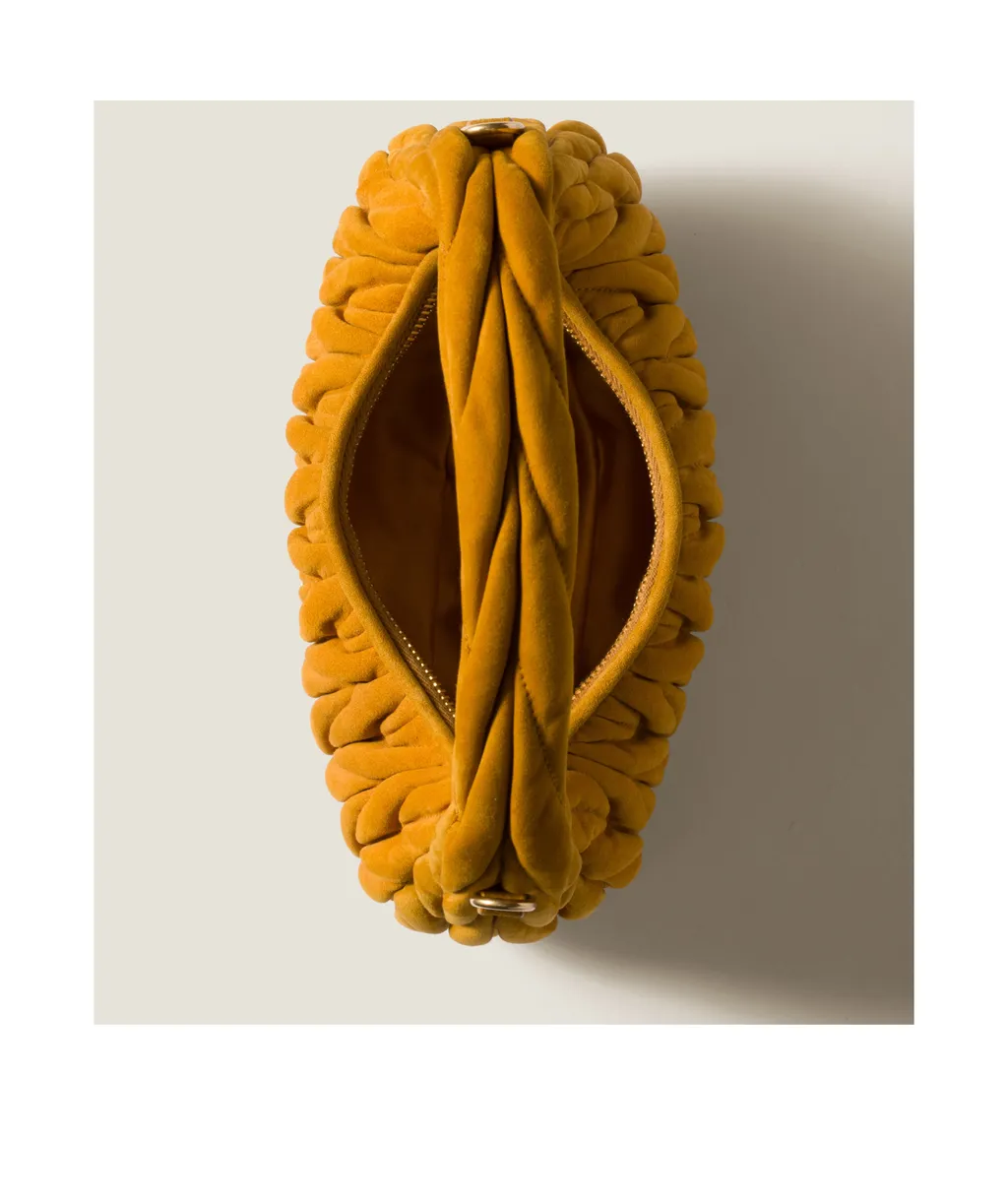 Wander Matelassé Suede Bag
