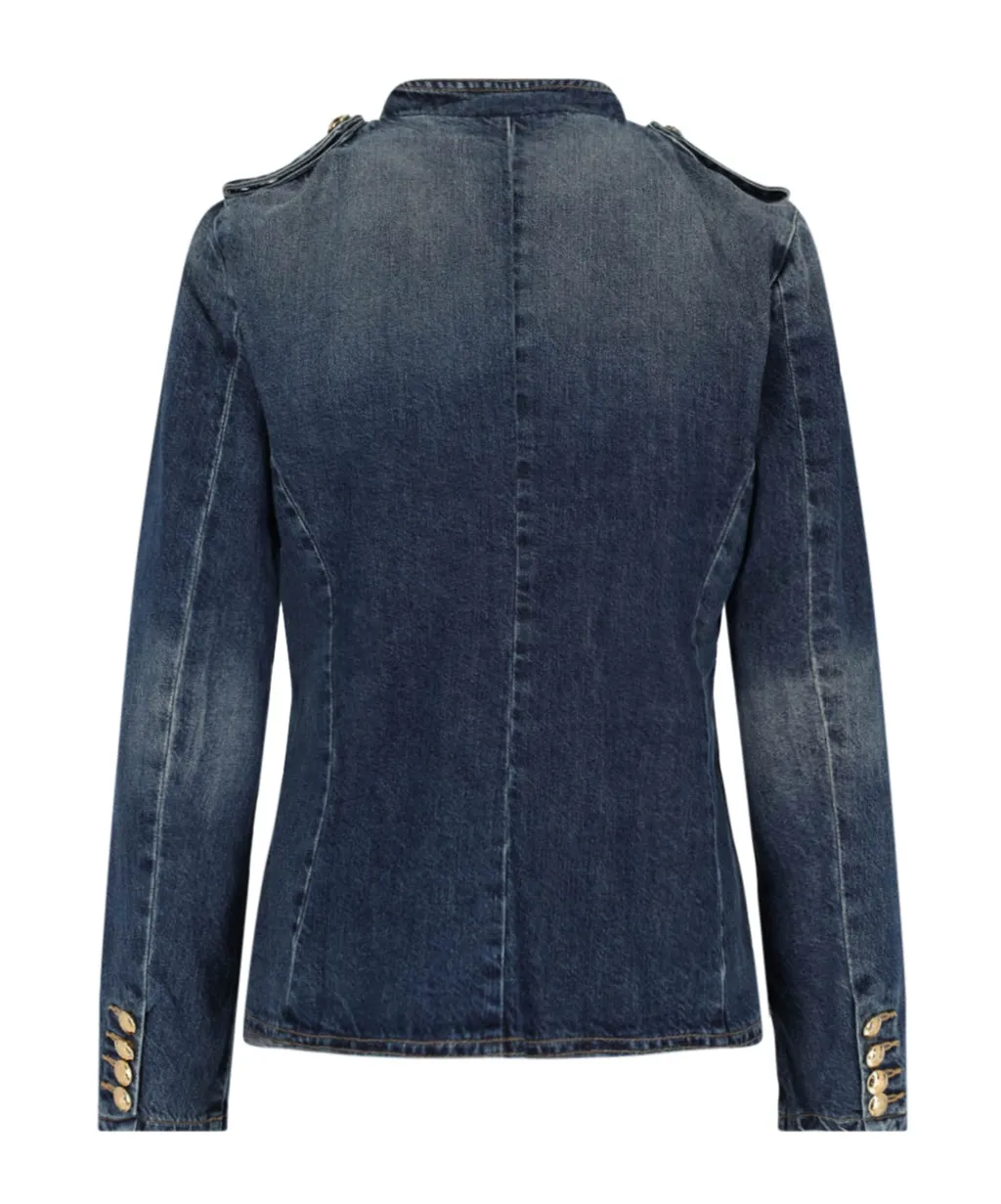Button Long Sleeve Denim Jacket