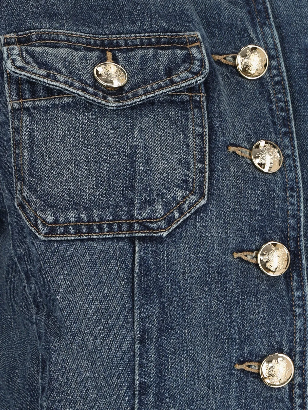 Button Long Sleeve Denim Jacket