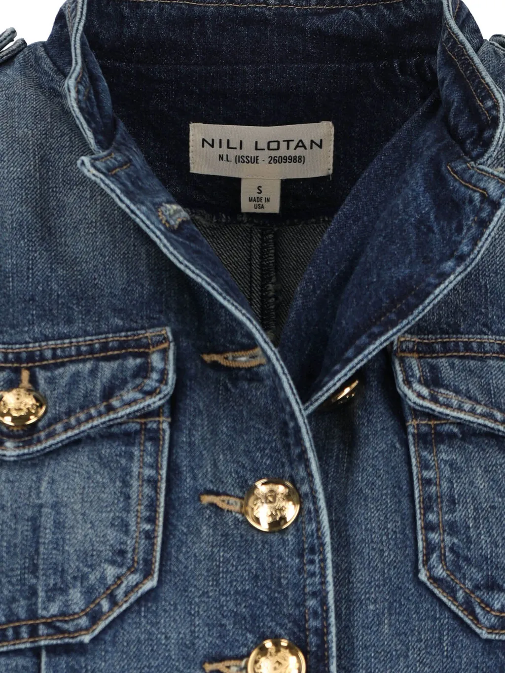 Button Long Sleeve Denim Jacket