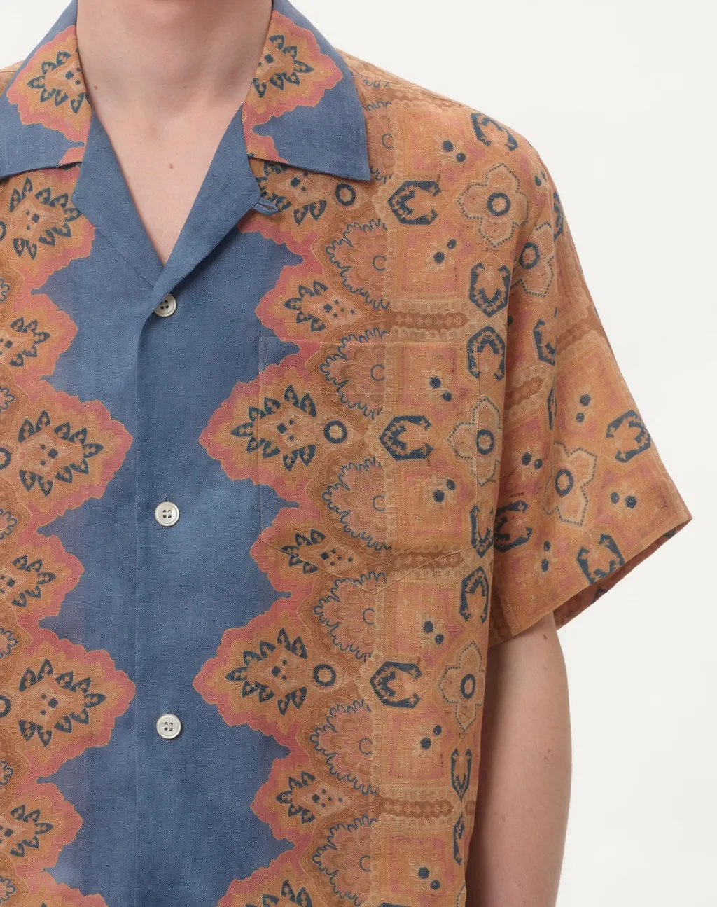 Valentino All-Over Patterned Button-Up Shirt